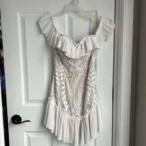 Never Worn White Mini Dress